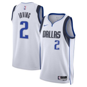 Dres Dallas Mavericks Kyrie Irving 2 Nike 2022-23 Association Edition Bijela Swingman